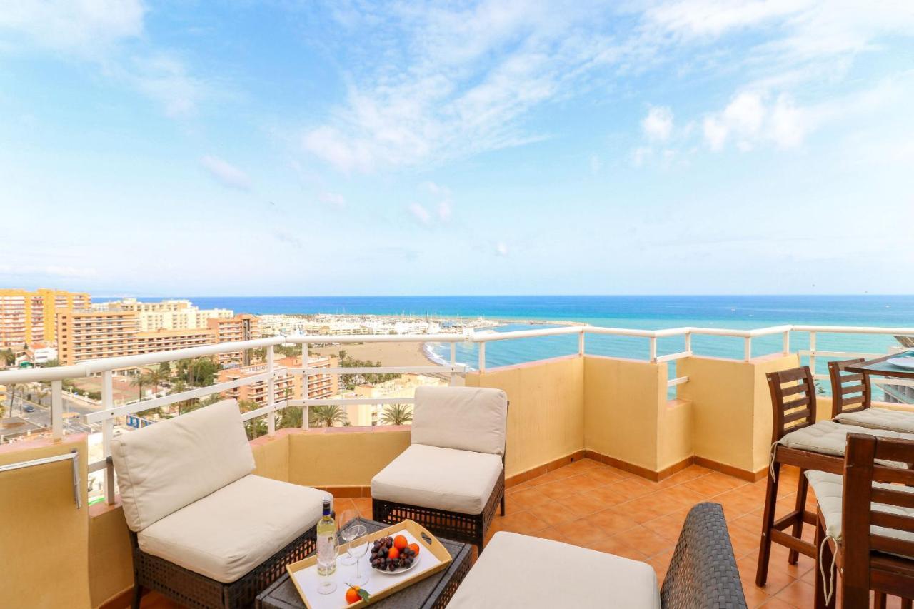 Penthouse With Panoramic Views - Puerto Marina Lägenhet Benalmádena Exteriör bild
